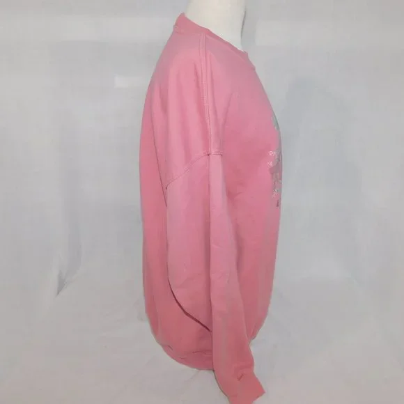 VTG 90s Northern Reflections Womens L Pink Plants Boats Graphic Sweatshirt - Picture 6 of 8